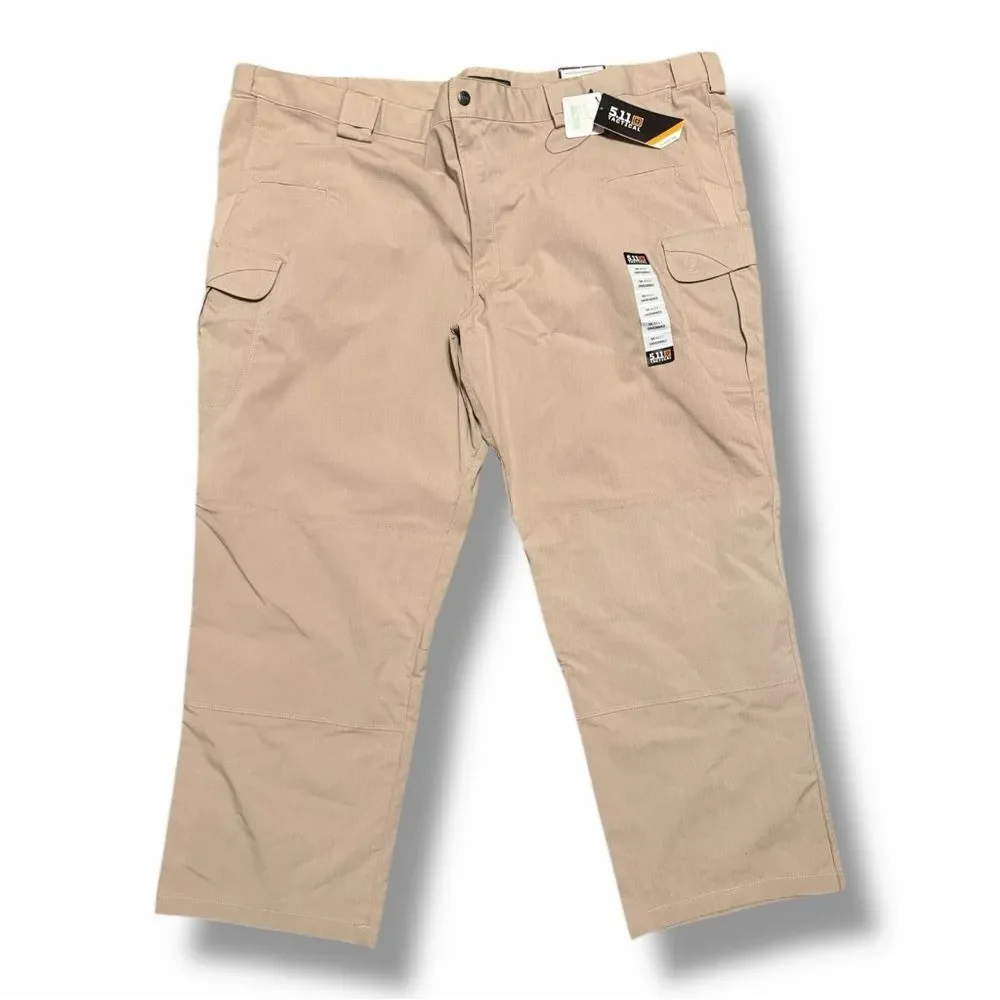 5.11 Tactical Men's Tan Stryke Cargo Pants w/ Flex-Tac Ripstop Stretch Size 54